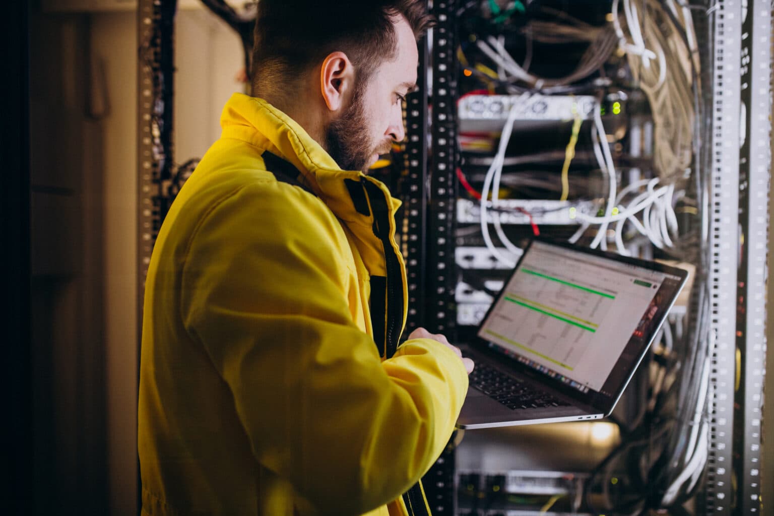 Vayrone Infratech engineer working on infrastructure